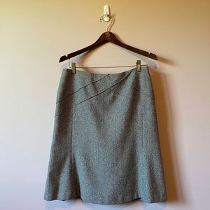 Grey Wool Skirt